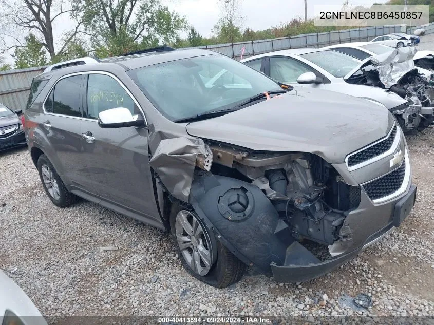 2CNFLNEC8B6450857 2011 Chevrolet Equinox Lt