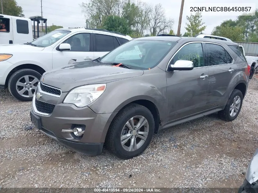 2011 Chevrolet Equinox Lt VIN: 2CNFLNEC8B6450857 Lot: 40413594