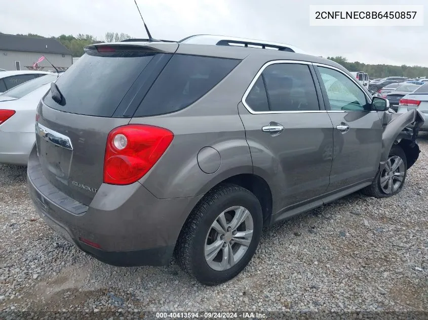 2011 Chevrolet Equinox Lt VIN: 2CNFLNEC8B6450857 Lot: 40413594