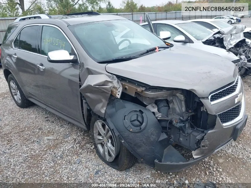 2CNFLNEC8B6450857 2011 Chevrolet Equinox Lt