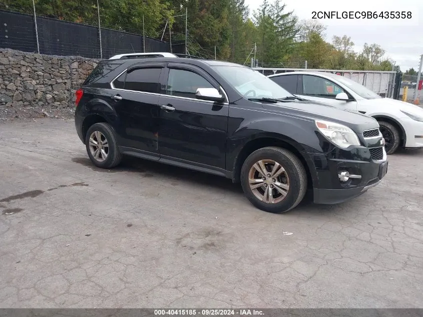 2011 Chevrolet Equinox Ltz VIN: 2CNFLGEC9B6435358 Lot: 40415185