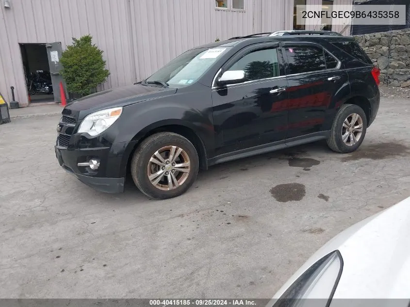 2011 Chevrolet Equinox Ltz VIN: 2CNFLGEC9B6435358 Lot: 40415185