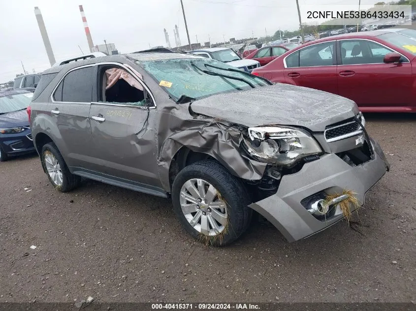 2CNFLNE53B6433434 2011 Chevrolet Equinox 2Lt