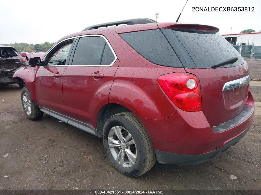 2011 Chevrolet Equinox Lt VIN: 2CNALDECXB6353812 Lot: 40421551