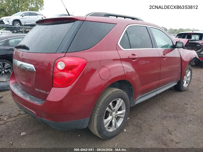 2011 Chevrolet Equinox Lt VIN: 2CNALDECXB6353812 Lot: 40421551