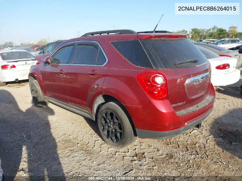 2011 Chevrolet Equinox 2Lt VIN: 2CNALPEC8B6264015 Lot: 40423744