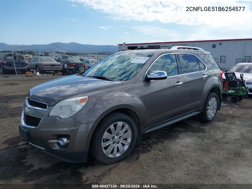 2011 Chevrolet Equinox Ltz VIN: 2CNFLGE51B6254577 Lot: 40427330