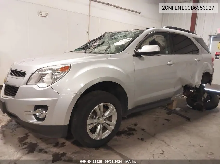 2011 Chevrolet Equinox 2Lt VIN: 2CNFLNEC0B6353927 Lot: 40429525