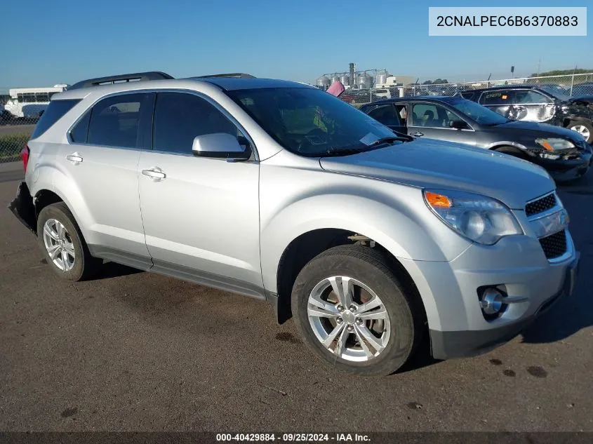 2011 Chevrolet Equinox 2Lt VIN: 2CNALPEC6B6370883 Lot: 40429884