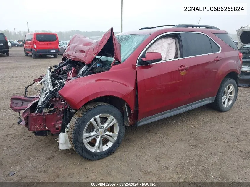 2CNALPEC6B6268824 2011 Chevrolet Equinox 2Lt