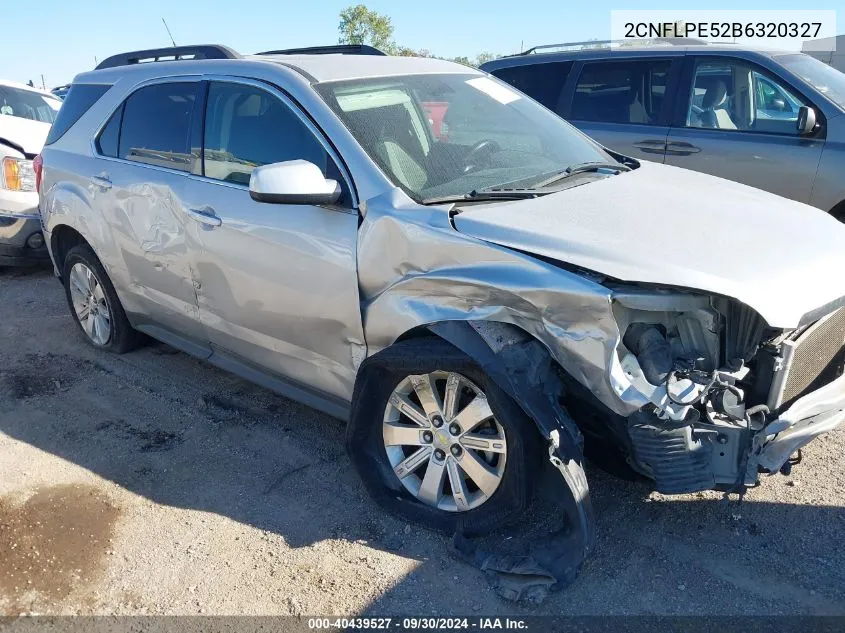 2011 Chevrolet Equinox 2Lt VIN: 2CNFLPE52B6320327 Lot: 40439527