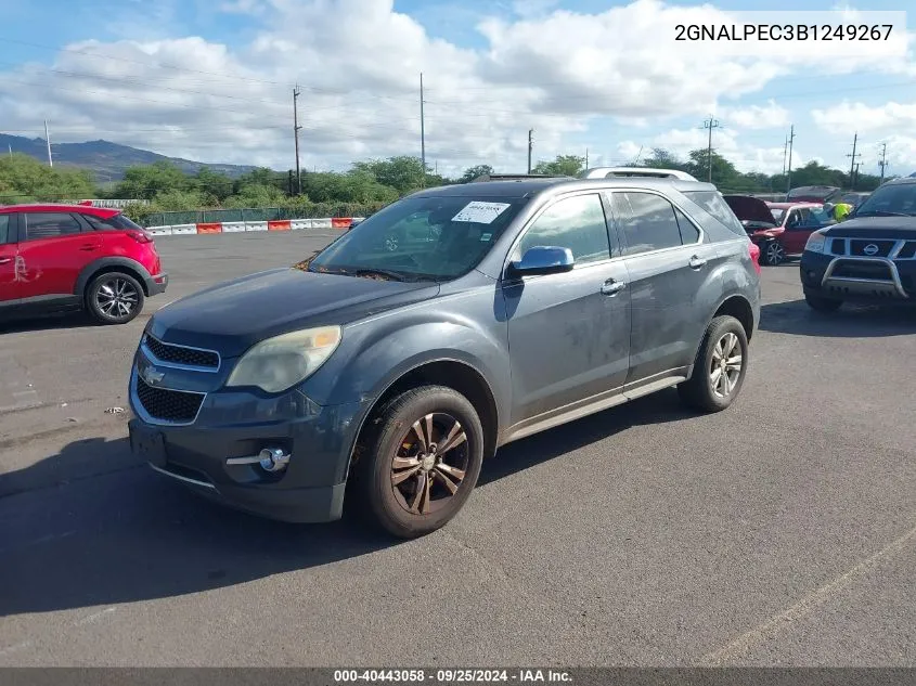 2GNALPEC3B1249267 2011 Chevrolet Equinox 2Lt