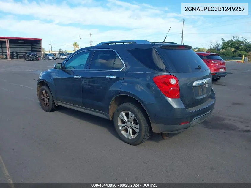 2GNALPEC3B1249267 2011 Chevrolet Equinox 2Lt