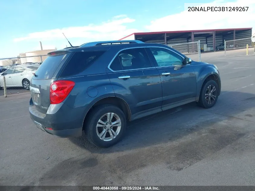 2GNALPEC3B1249267 2011 Chevrolet Equinox 2Lt