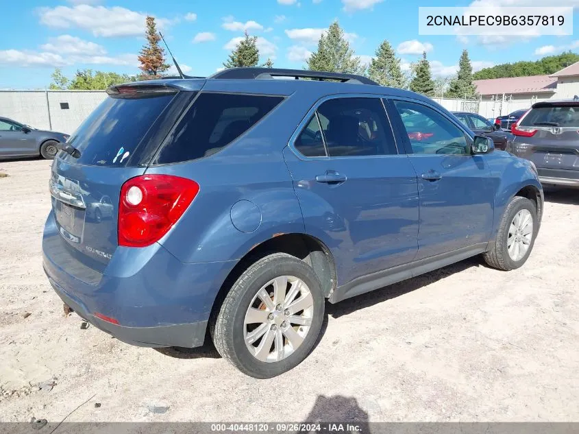 2011 Chevrolet Equinox 2Lt VIN: 2CNALPEC9B6357819 Lot: 40448120