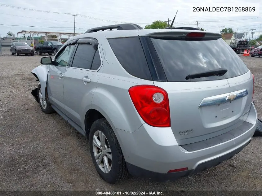 2011 Chevrolet Equinox 1Lt VIN: 2GNALDEC7B1268869 Lot: 40458181