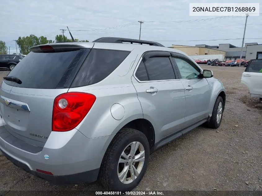 2011 Chevrolet Equinox 1Lt VIN: 2GNALDEC7B1268869 Lot: 40458181