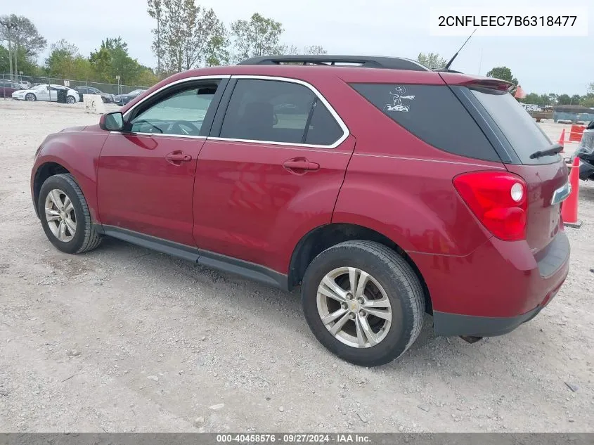 2011 Chevrolet Equinox 1Lt VIN: 2CNFLEEC7B6318477 Lot: 40458576