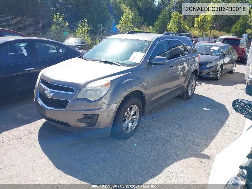 2CNALDEC3B6430018 2011 Chevrolet Equinox 1Lt