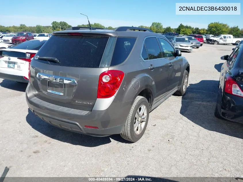 2011 Chevrolet Equinox 1Lt VIN: 2CNALDEC3B6430018 Lot: 40459594