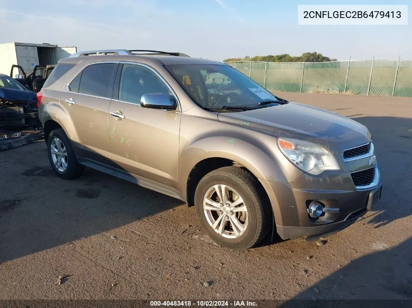 2011 Chevrolet Equinox Ltz VIN: 2CNFLGEC2B6479413 Lot: 40483418