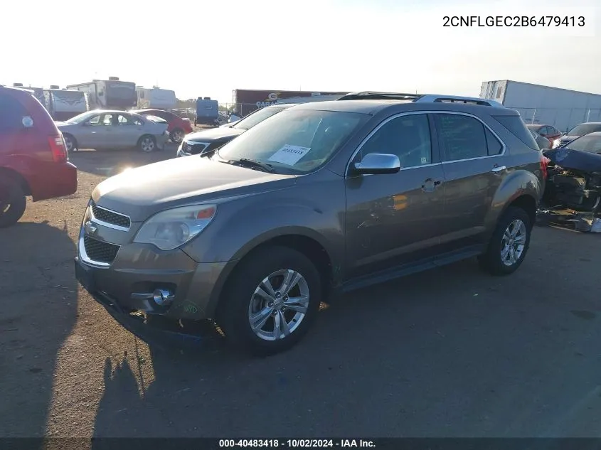 2011 Chevrolet Equinox Ltz VIN: 2CNFLGEC2B6479413 Lot: 40483418