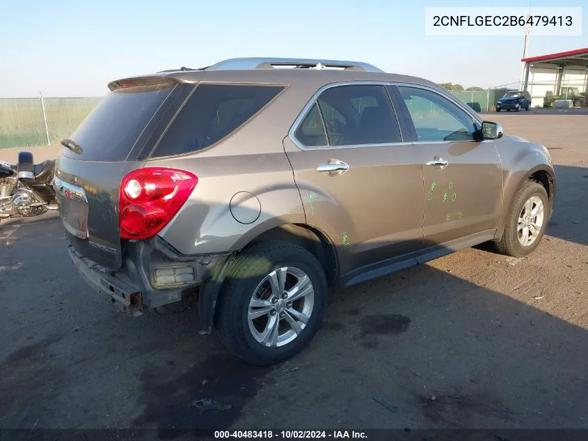 2011 Chevrolet Equinox Ltz VIN: 2CNFLGEC2B6479413 Lot: 40483418