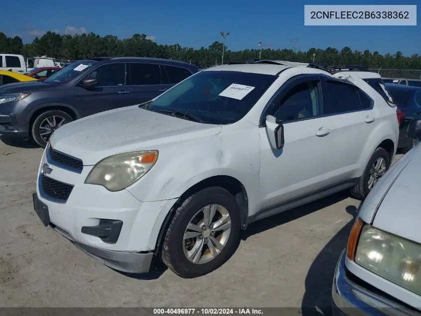 2011 Chevrolet Equinox 1Lt VIN: 2CNFLEEC2B6338362 Lot: 40496977