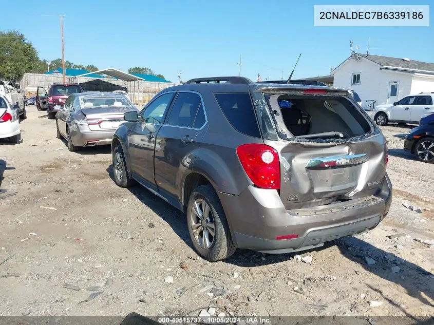 2011 Chevrolet Equinox 1Lt VIN: 2CNALDEC7B6339186 Lot: 40515737