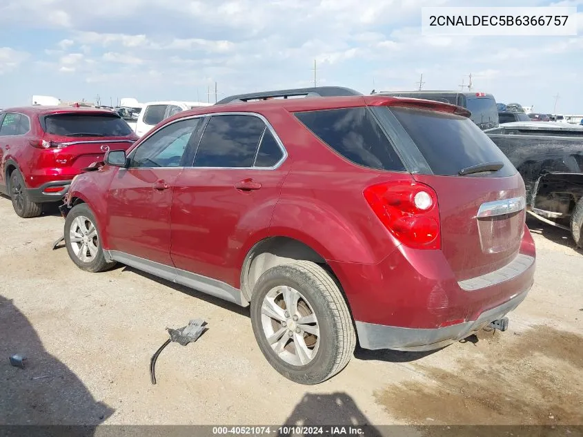 2011 Chevrolet Equinox 1Lt VIN: 2CNALDEC5B6366757 Lot: 40521074