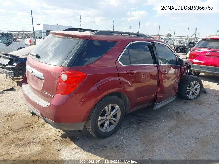 2011 Chevrolet Equinox 1Lt VIN: 2CNALDEC5B6366757 Lot: 40521074