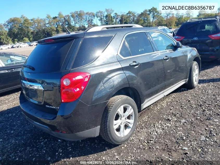 2011 Chevrolet Equinox 1Lt VIN: 2CNALDEC8B6356787 Lot: 40529078