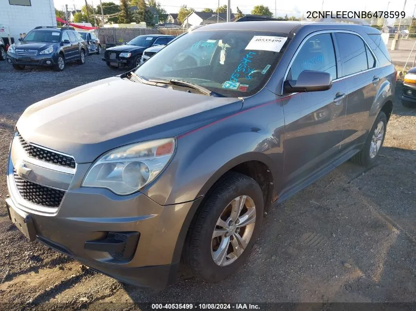 2CNFLEECNB6478599 2011 Chevrolet Equinox Lt