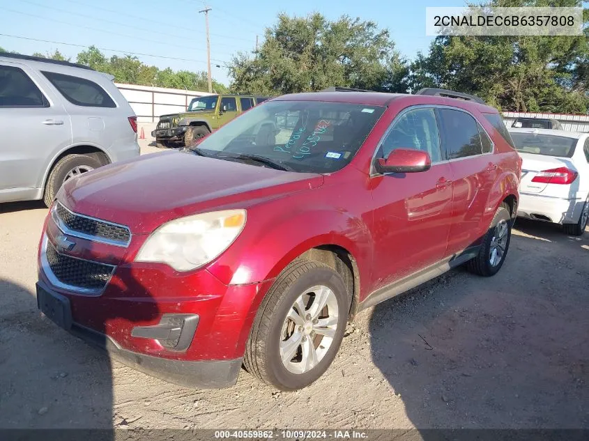 2011 Chevrolet Equinox 1Lt VIN: 2CNALDEC6B6357808 Lot: 40559862