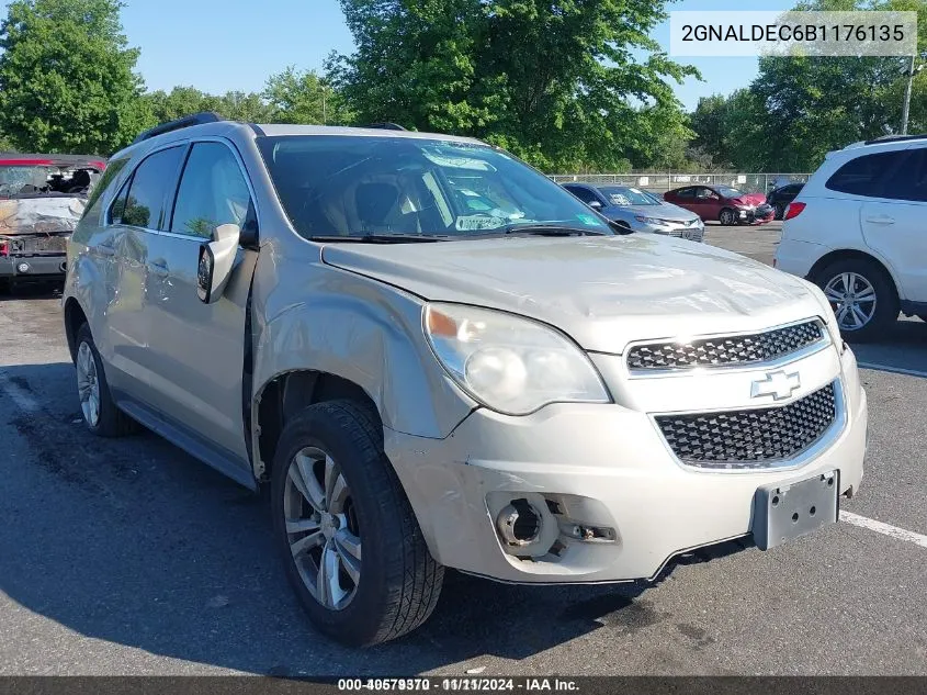 2011 Chevrolet Equinox 1Lt VIN: 2GNALDEC6B1176135 Lot: 40579370