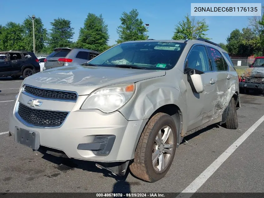 2011 Chevrolet Equinox 1Lt VIN: 2GNALDEC6B1176135 Lot: 40579370