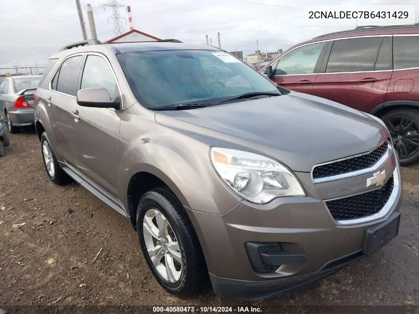 2CNALDEC7B6431429 2011 Chevrolet Equinox Lt