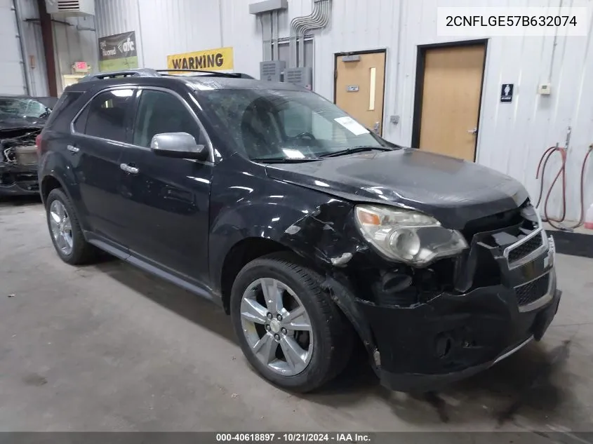 2011 Chevrolet Equinox Ltz VIN: 2CNFLGE57B632074 Lot: 40618897