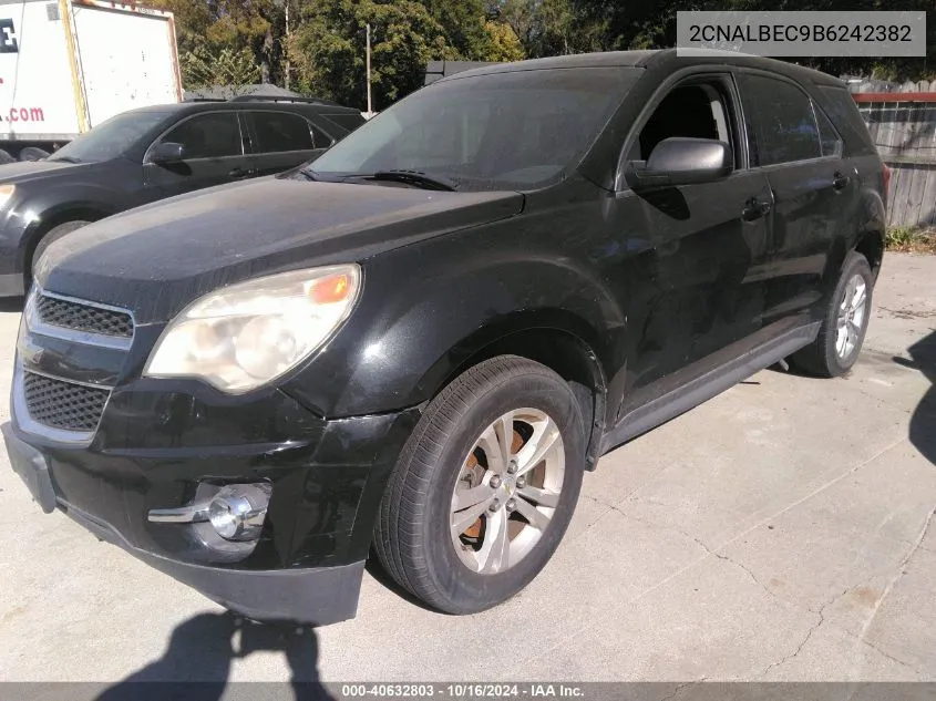 2011 Chevrolet Equinox Ls VIN: 2CNALBEC9B6242382 Lot: 40632803