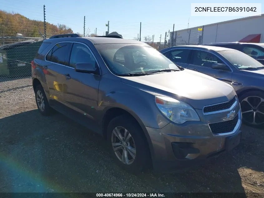 2011 Chevrolet Equinox 1Lt VIN: 2CNFLEEC7B6391042 Lot: 40674966