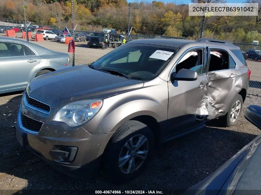 2CNFLEEC7B6391042 2011 Chevrolet Equinox 1Lt