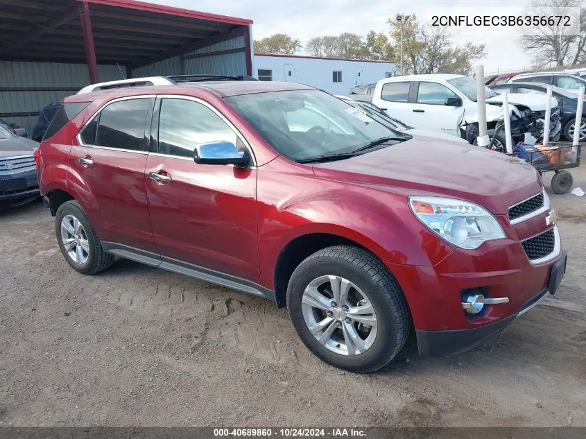 2CNFLGEC3B6356672 2011 Chevrolet Equinox Ltz