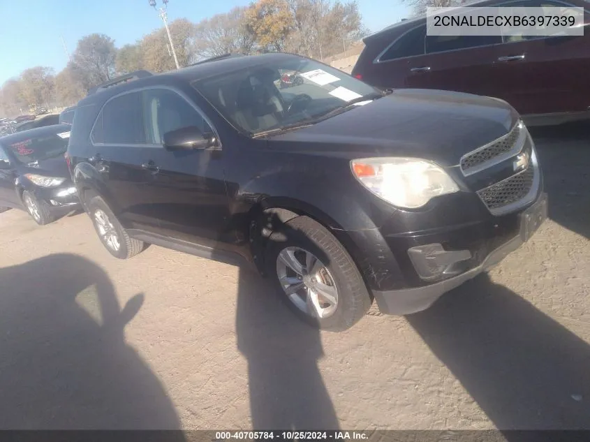 2011 Chevrolet Equinox 1Lt VIN: 2CNALDECXB6397339 Lot: 40705784