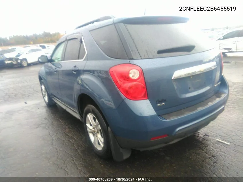 2011 Chevrolet Equinox 1Lt VIN: 2CNFLEEC2B6455519 Lot: 40708239