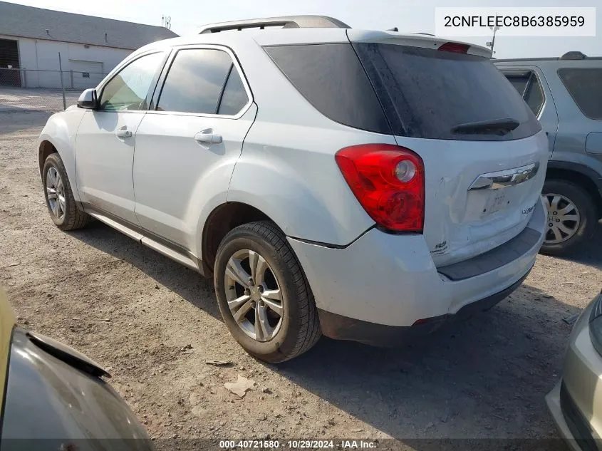 2011 Chevrolet Equinox 1Lt VIN: 2CNFLEEC8B6385959 Lot: 40721580