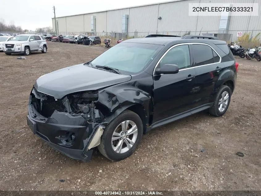 2011 Chevrolet Equinox 1Lt VIN: 2CNFLEEC7B6333321 Lot: 40734942