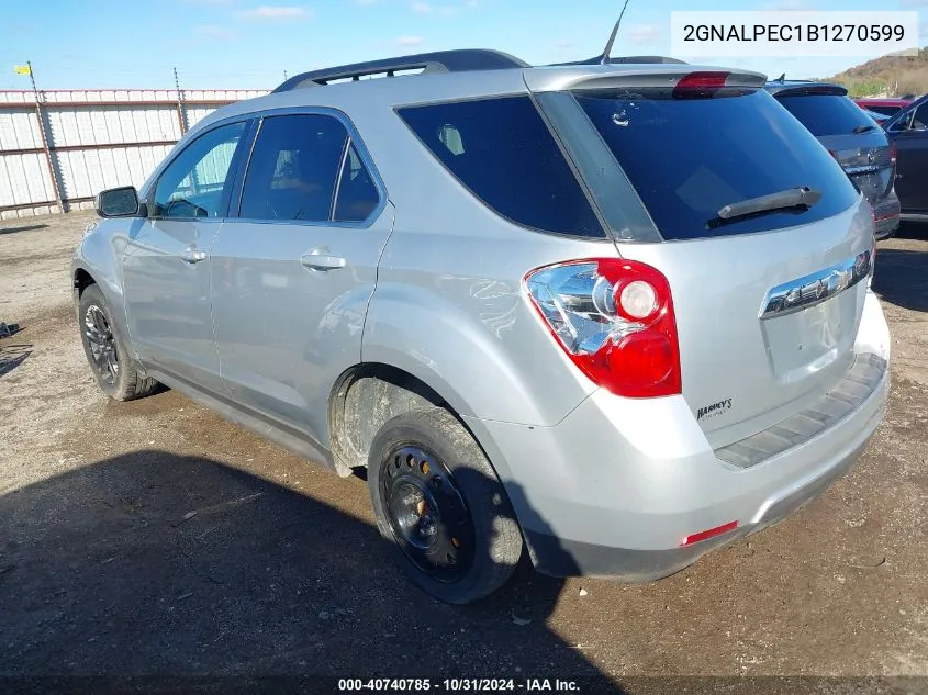 2GNALPEC1B1270599 2011 Chevrolet Equinox 2Lt