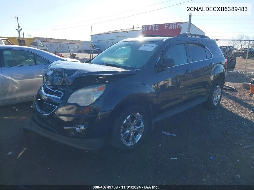 2011 Chevrolet Equinox 1Lt VIN: 2CNALDECXB6389483 Lot: 40749769