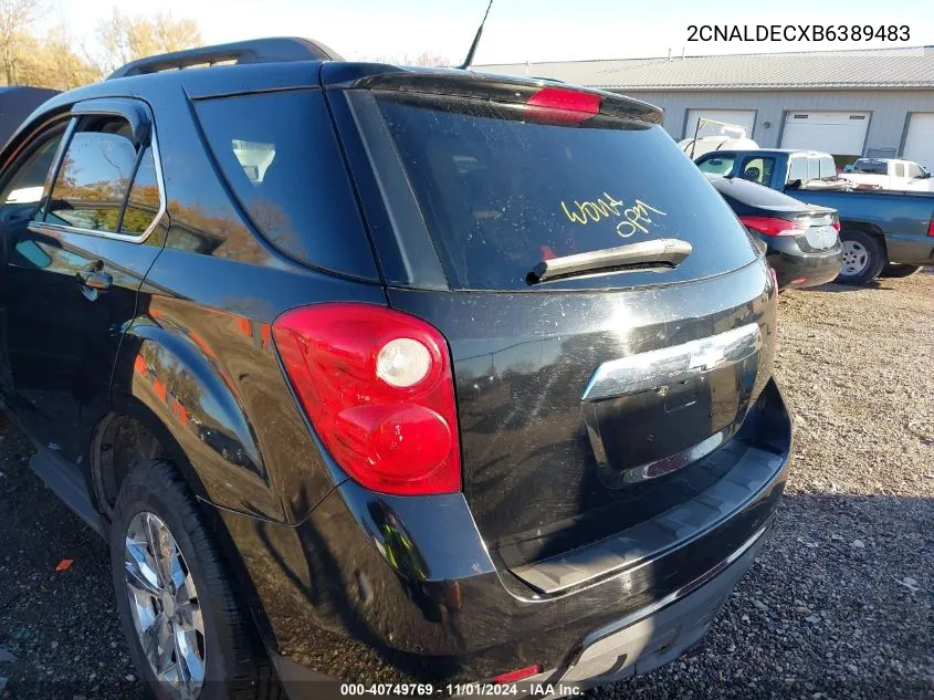 2011 Chevrolet Equinox 1Lt VIN: 2CNALDECXB6389483 Lot: 40749769