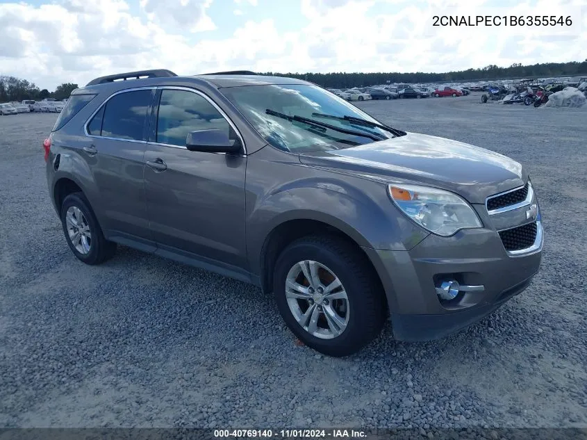 2011 Chevrolet Equinox 2Lt VIN: 2CNALPEC1B6355546 Lot: 40769140